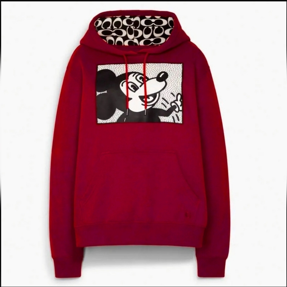 NWT Coach x Disney Mickey Mouse Keith Haring Hoodie - Picture 3 of 10